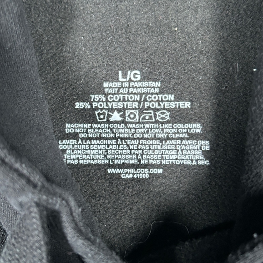 The Rolling Stones Hoodie Mens Large Black Tour of Europe 76 Berlin Rock Band - Picture 10 of 14